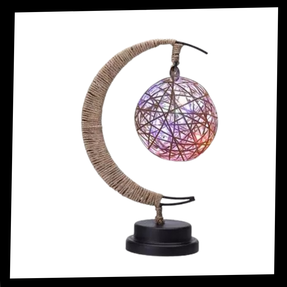 Verzauberte Mond-LED-Lampe - Ozerty