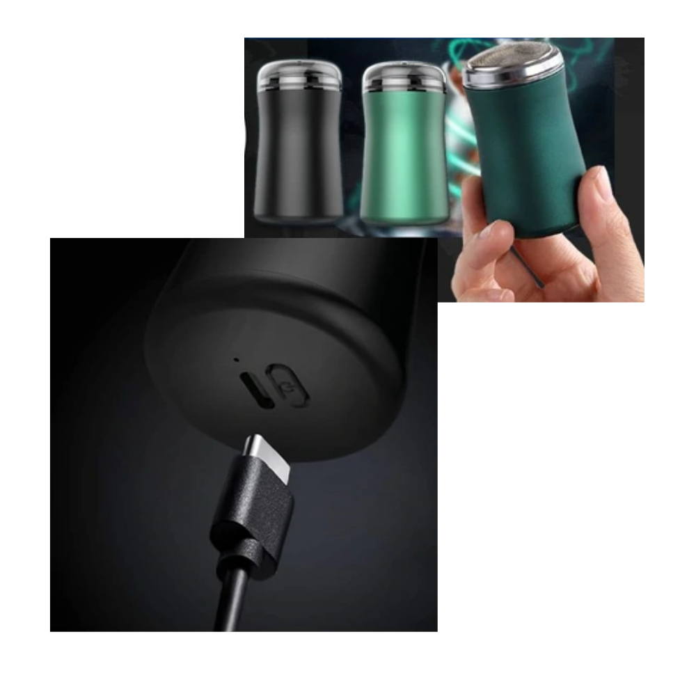 Wiederaufladbarer tragbarer Elektrorasierer - Ozerty