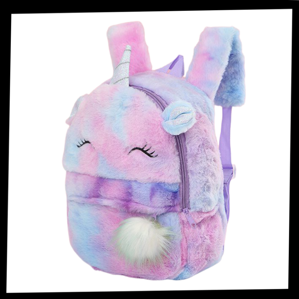 Plüsch Einhorn Mädchen-Rucksack - Ozerty