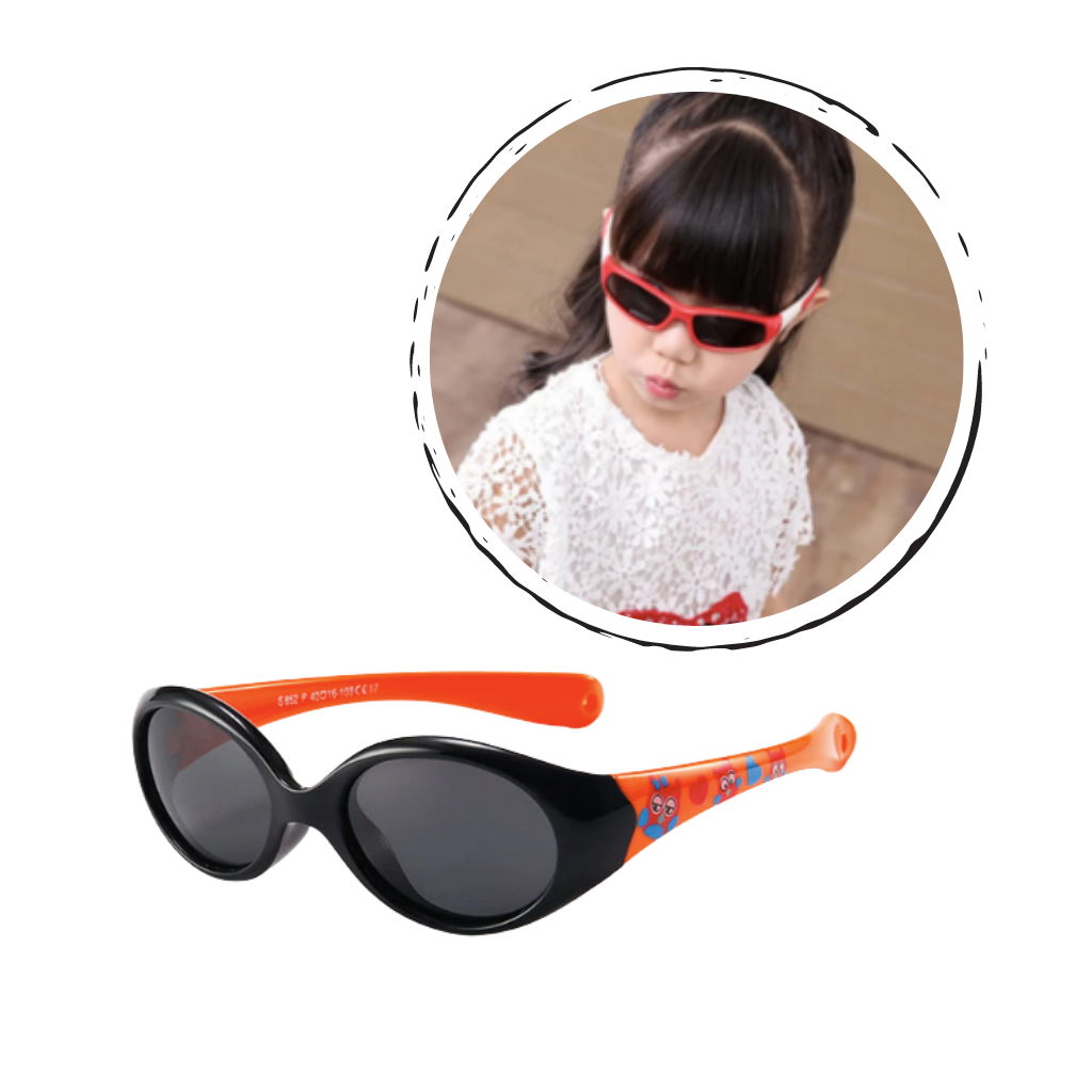 Polarisierte Baby-Sonnenbrille mit Riemen für 0 - 3 Jahre