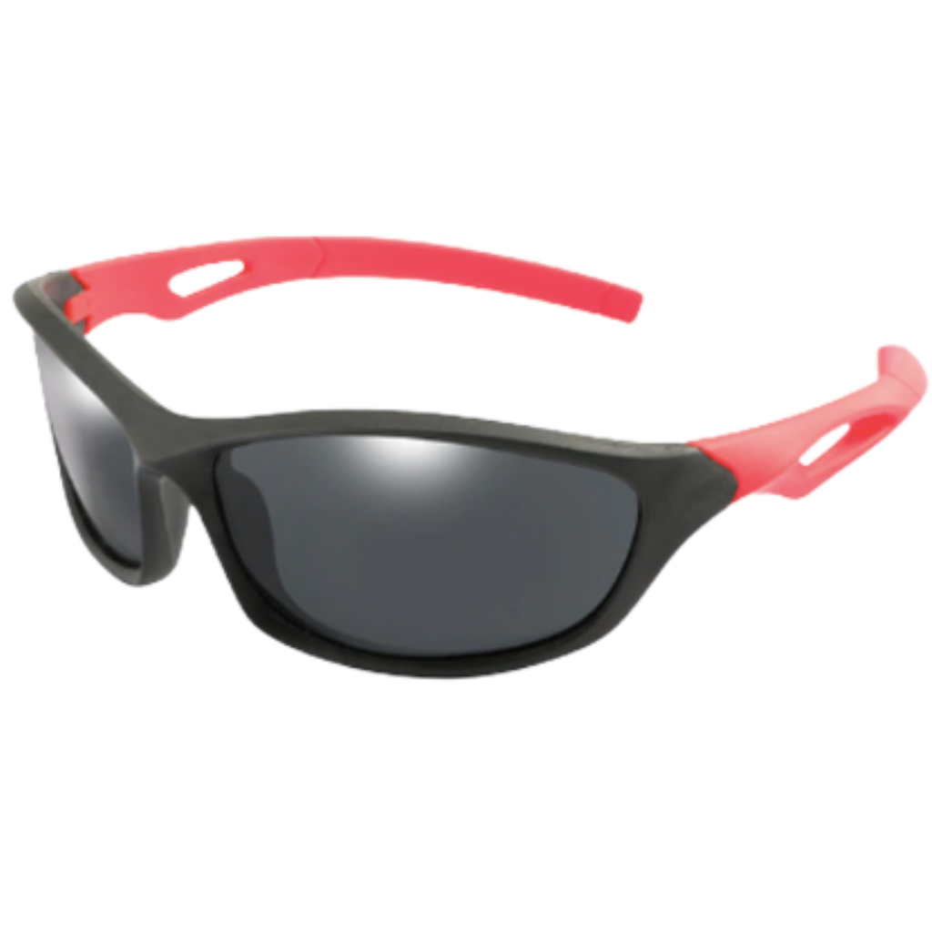 Children's polarized sports sunglasses with strap