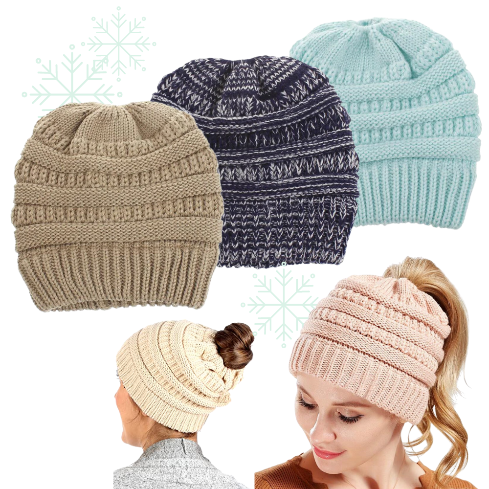 Mütze für Pferdeschwanz und unordentlichen Dutt - Ozerty