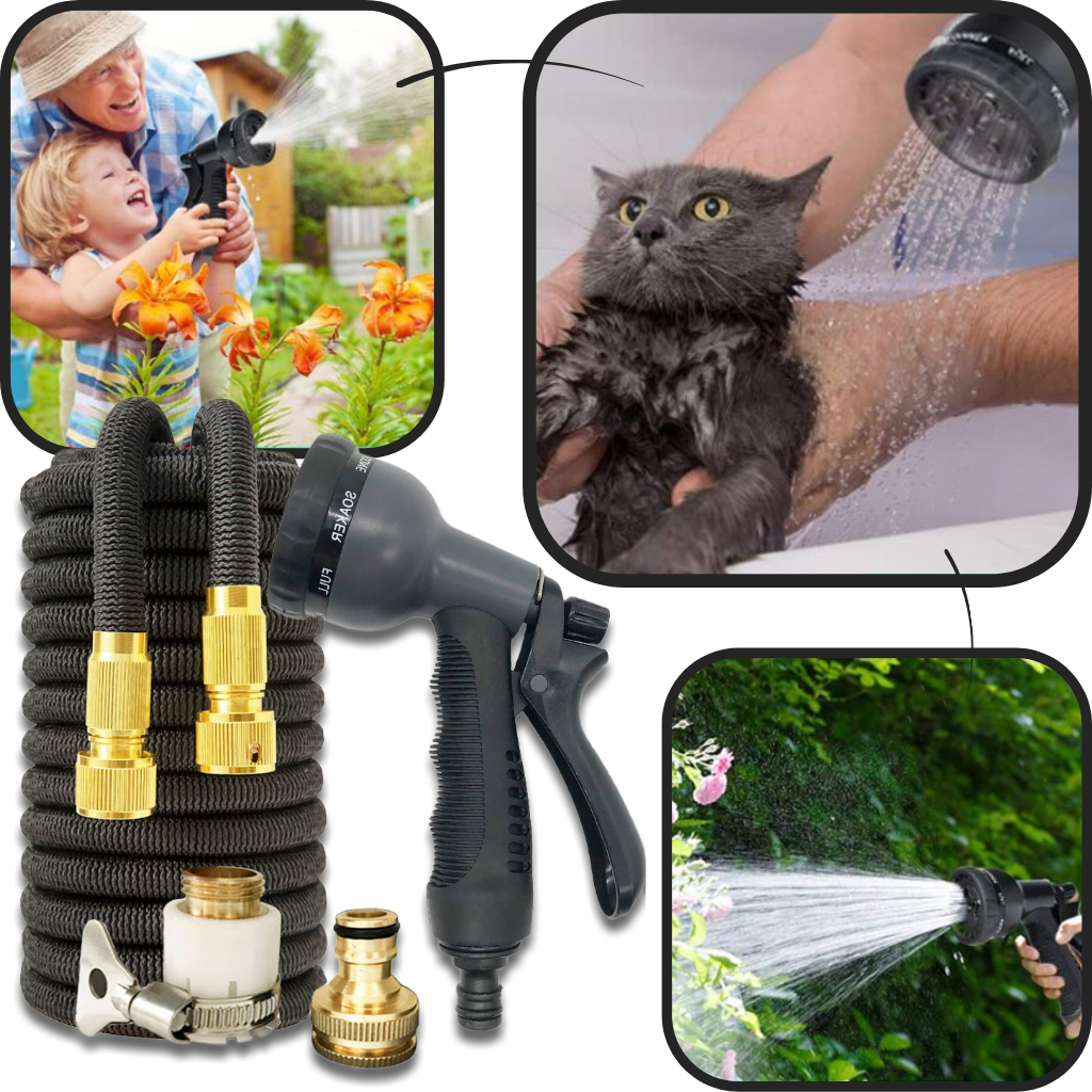 7,5 m Premium-Gartenschlauch, dehnbar - Ozerty