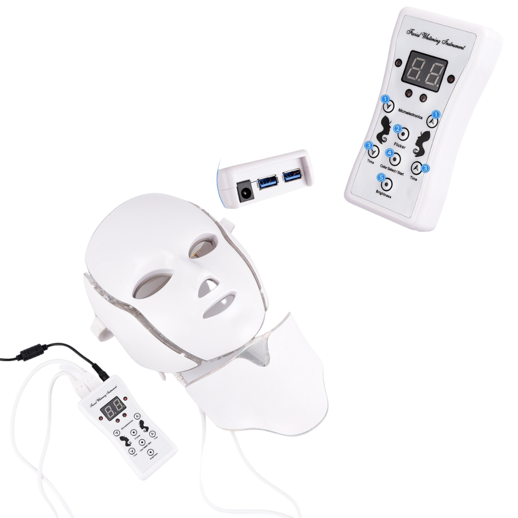 Professionelle LED Foton Lichttherapie Maske - Ozerty