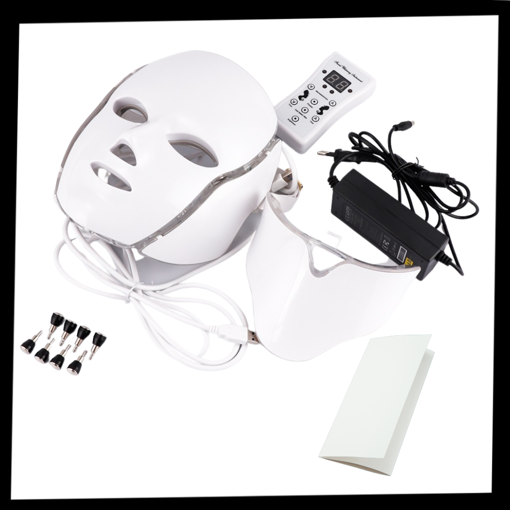 Professionelle LED Foton Lichttherapie Maske - Ozerty