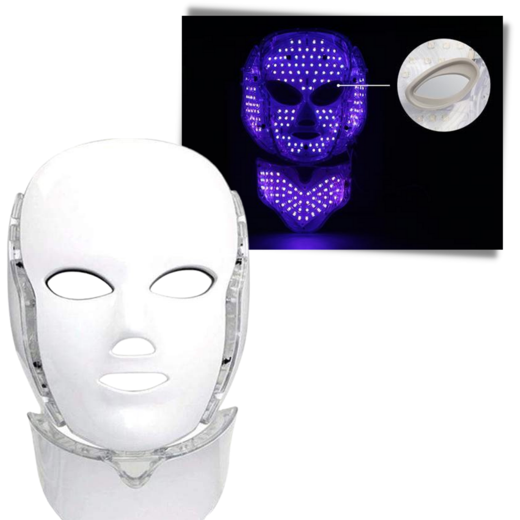 Professionelle LED Foton Lichttherapie Maske - Ozerty