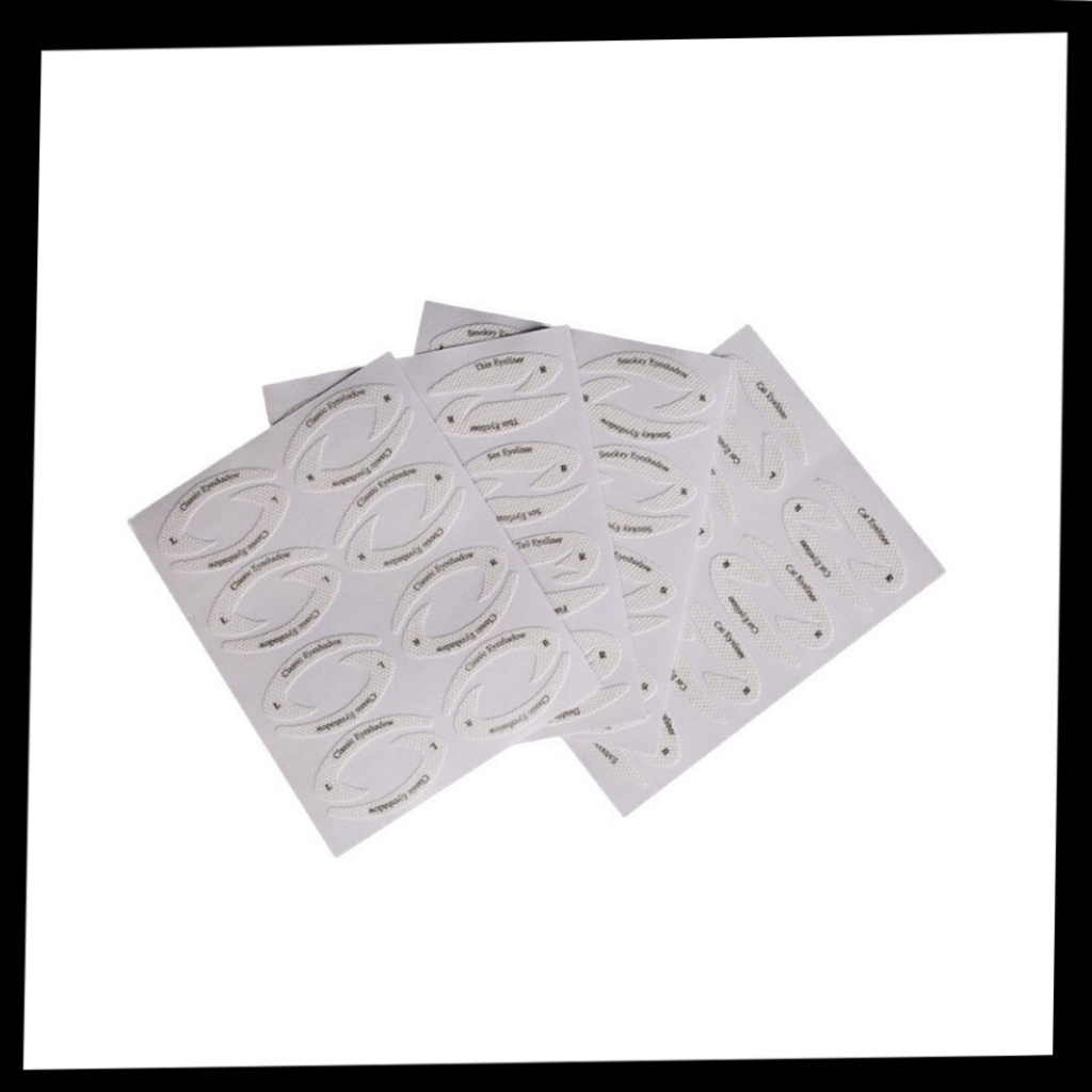 Packung mit Schnellschablonen für Eyeliner - Ozerty