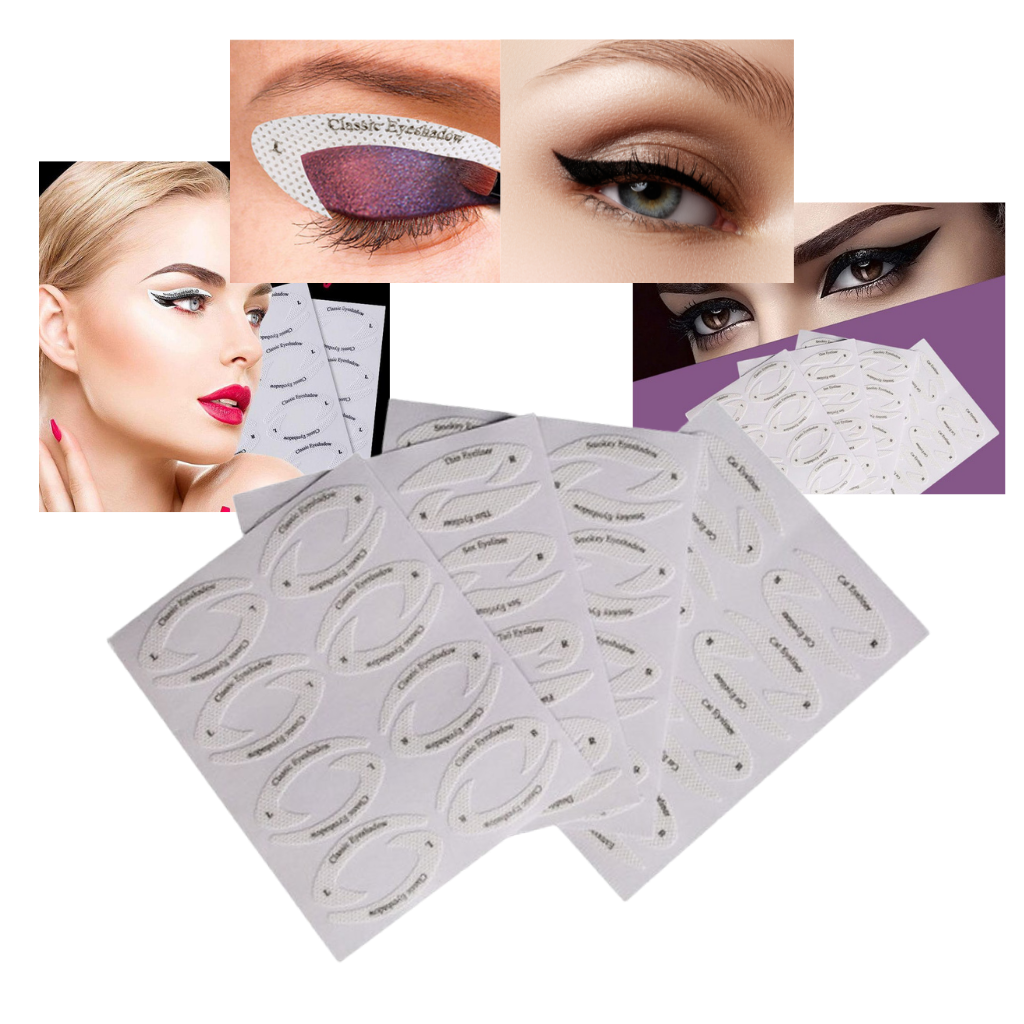 Packung mit Schnellschablonen für Eyeliner - Ozerty