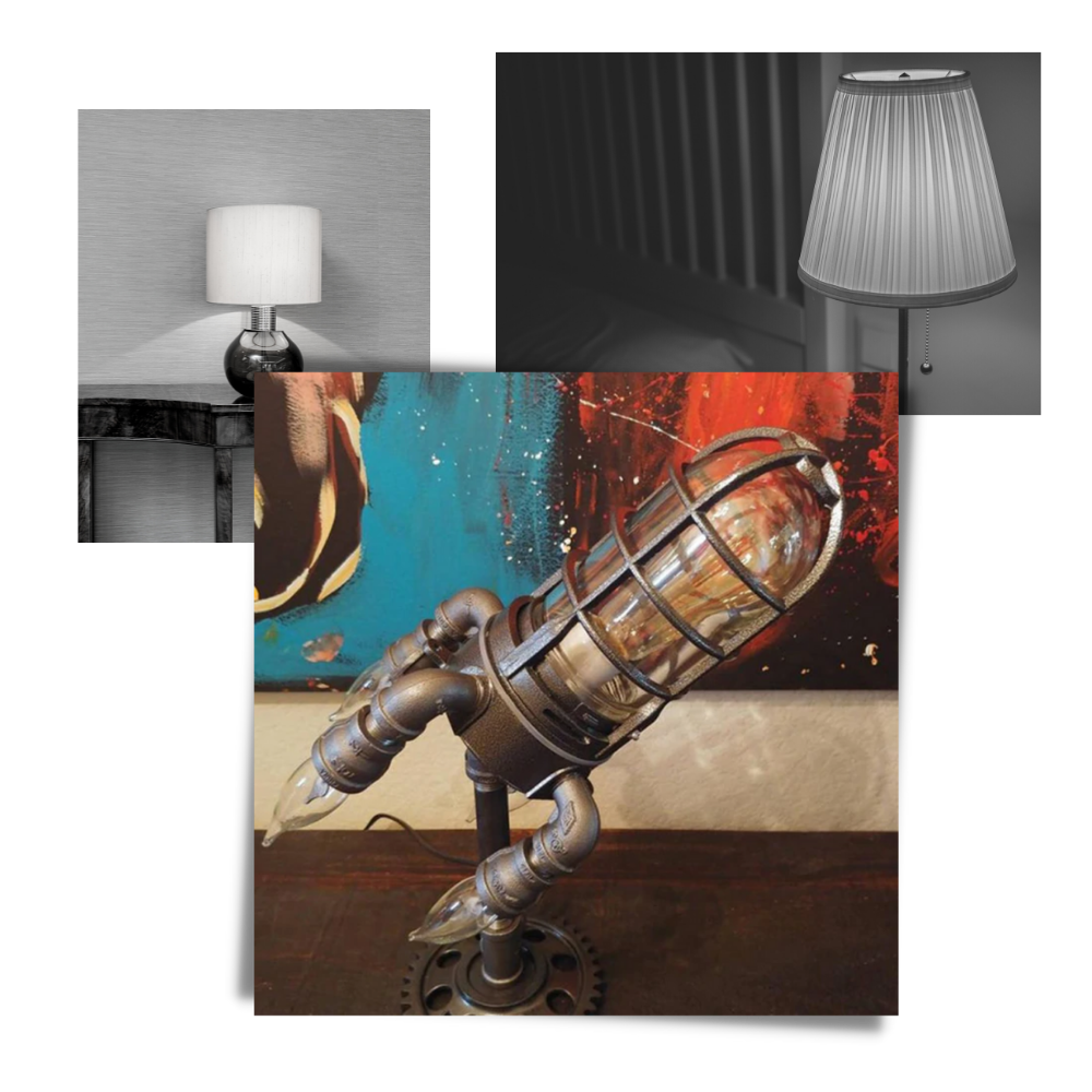 Raketenförmige LED-Lampe - Ozerty