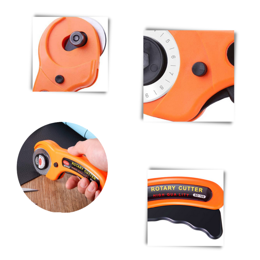 Stoffrollenschneider mit fünf 45-mm-Klingen - Ozerty