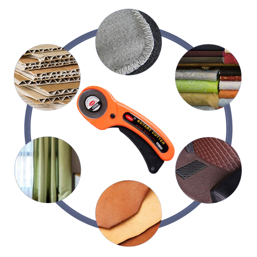 Stoffrollenschneider mit fünf 45-mm-Klingen - Ozerty