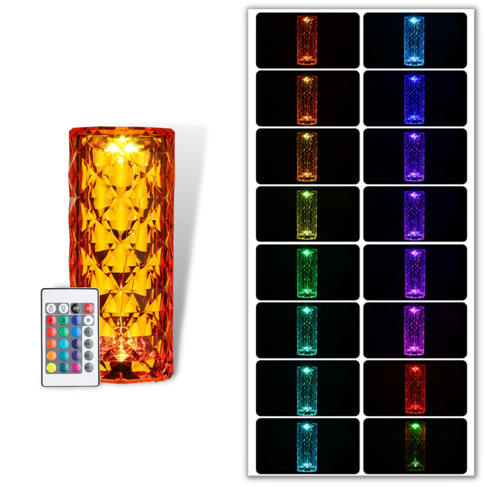 Luxuriöse Kristall-Tischlampe - Ozerty