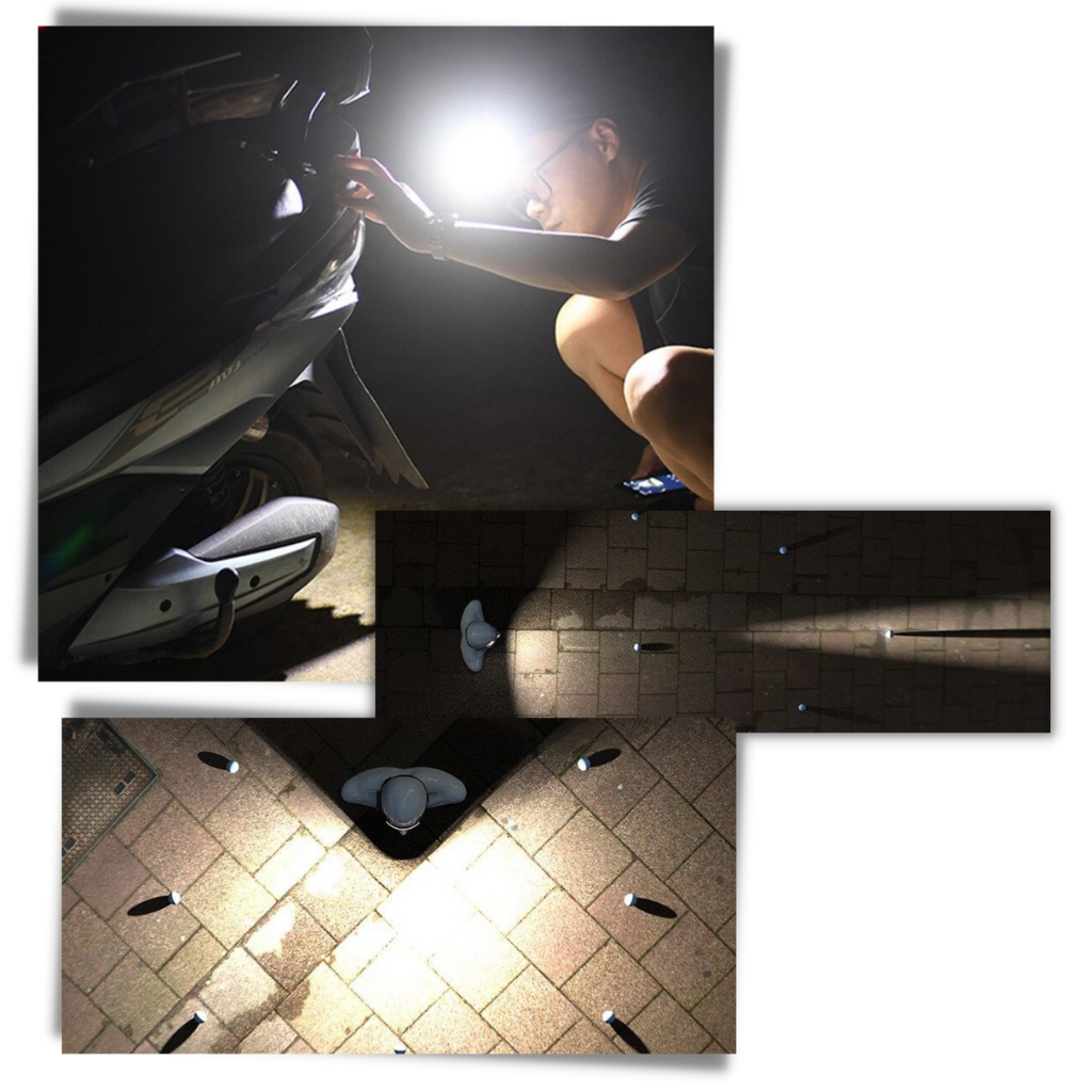 Wiederaufladbare LED-Stirnlampe - Ozerty