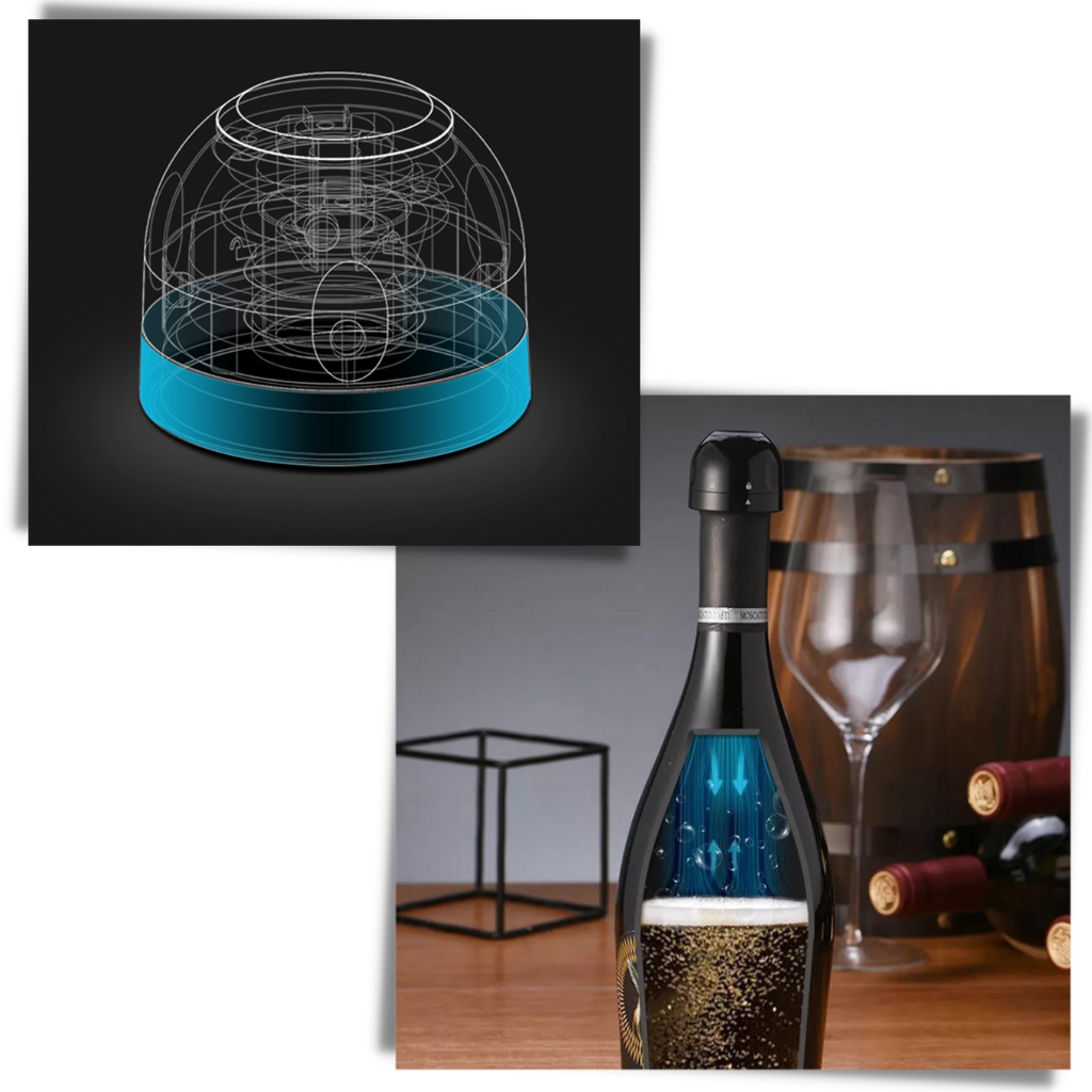 Wiederverwendbarer Flaschendeckel-Stopfen - Ozerty