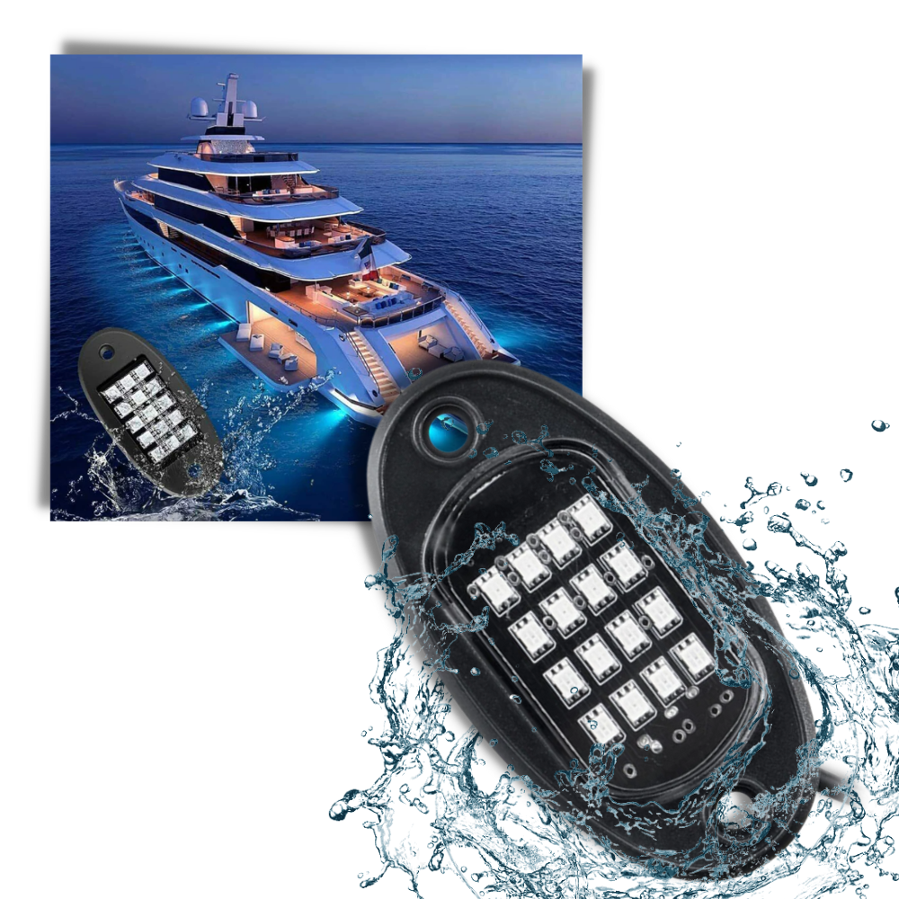 Packung mit 8 RGB-Leuchten für Fahrzeuge - Ozerty