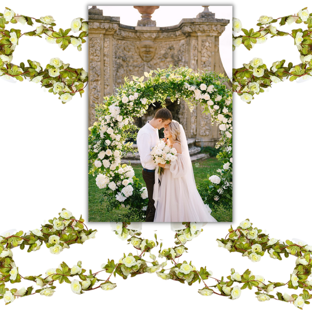 Künstliche Rosen-Girlande - Ozerty