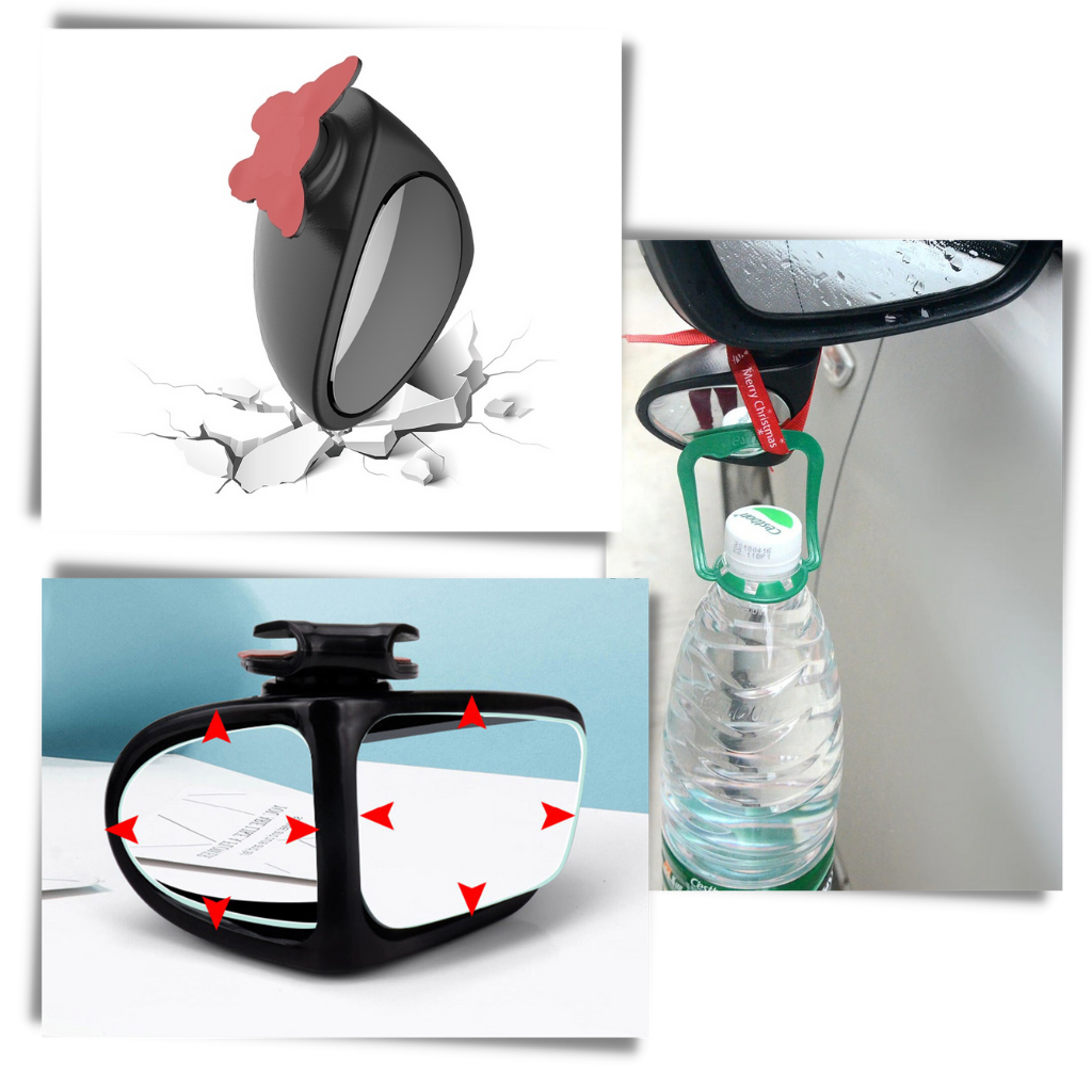 Drehbarer 2 Seiten Toter Winkel Autospiegel - Ozerty