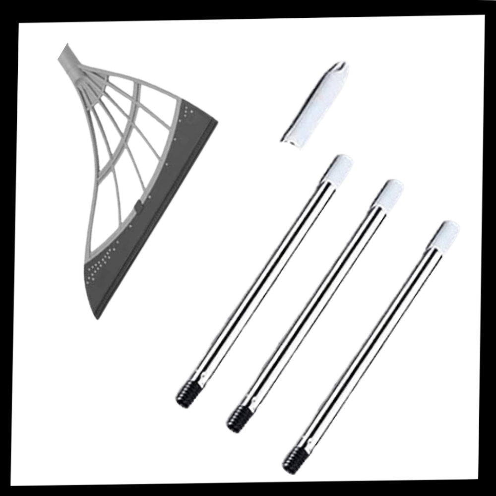 Teleskop-Gummi-Kehrmaschine