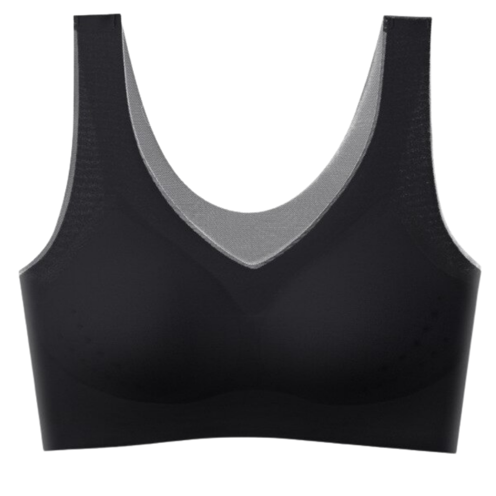 Ultra-thin seamless ice silk bra