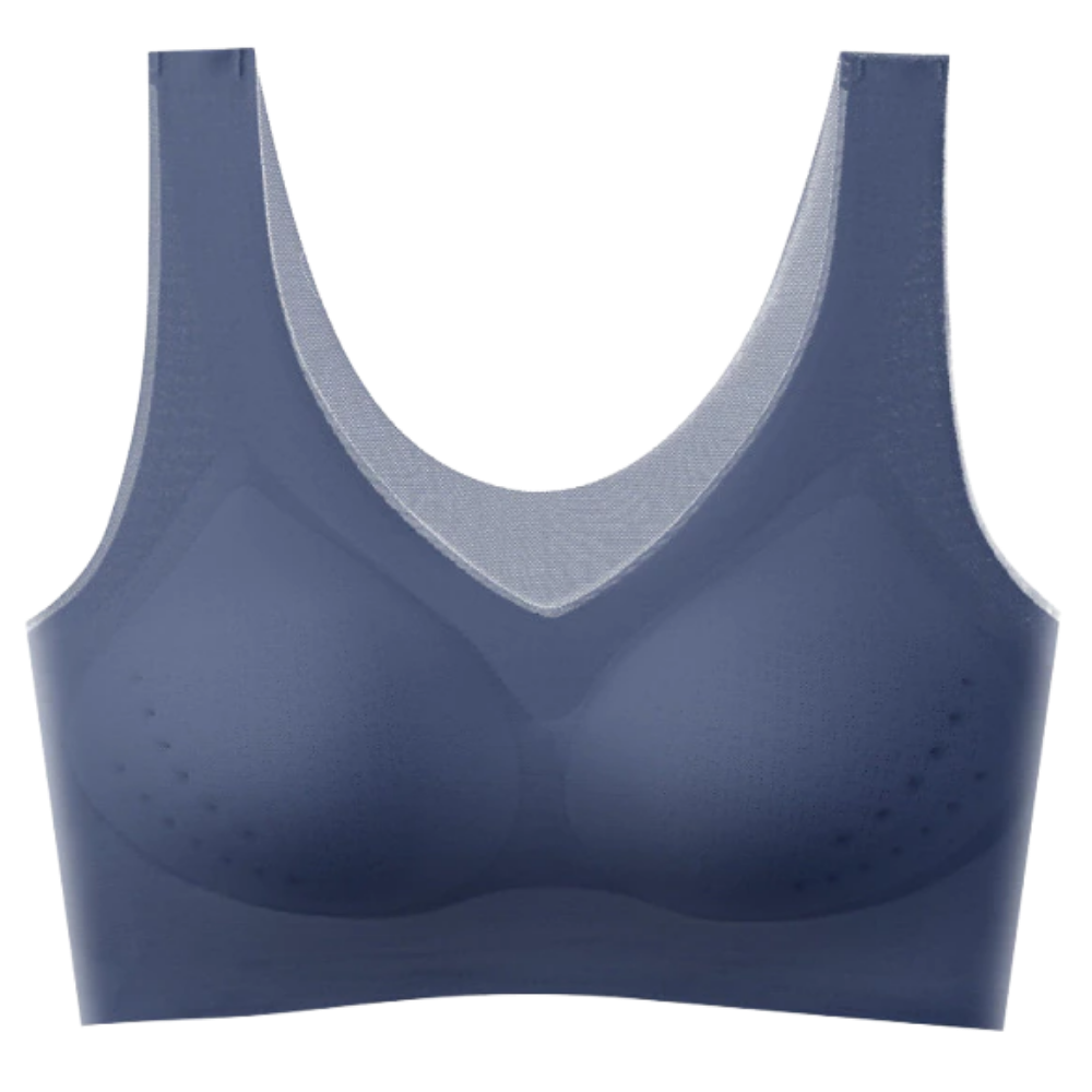 Ultra-thin seamless ice silk bra