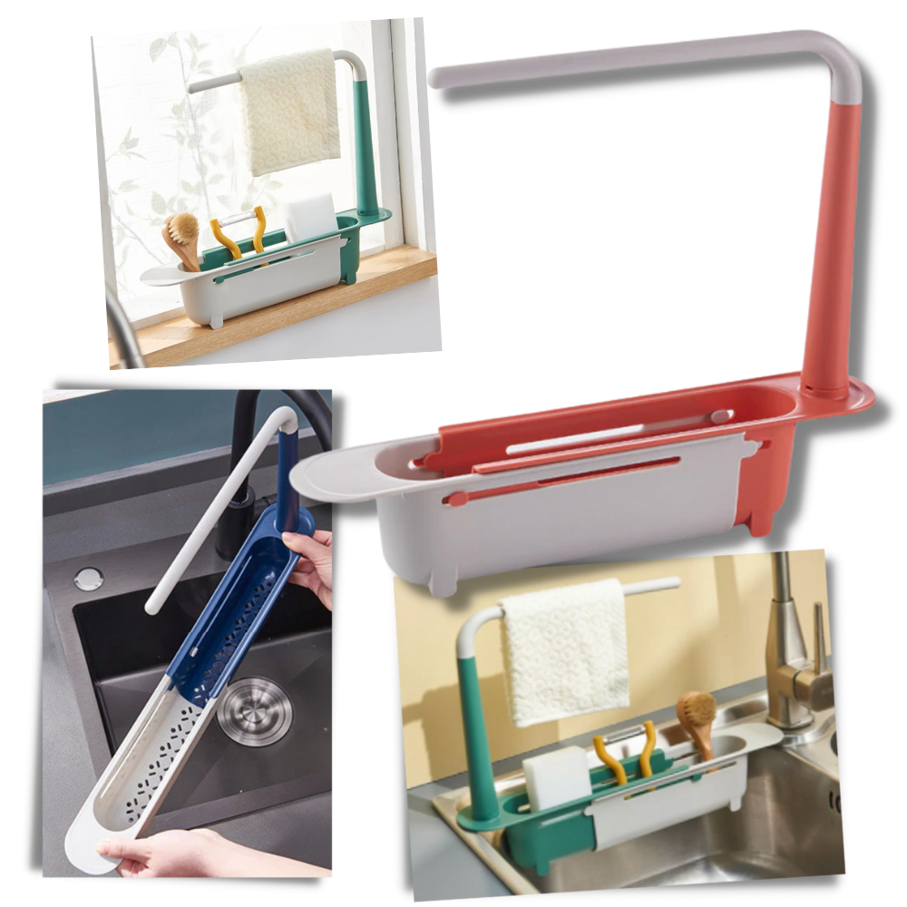 Ausziehbares Ablagegestell für Spüle - Ozerty