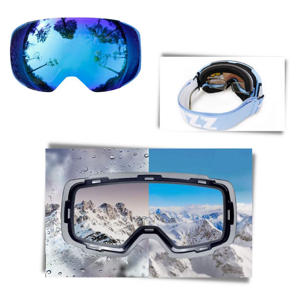 Schneebrille mit Gläsern Bundle - Ozerty