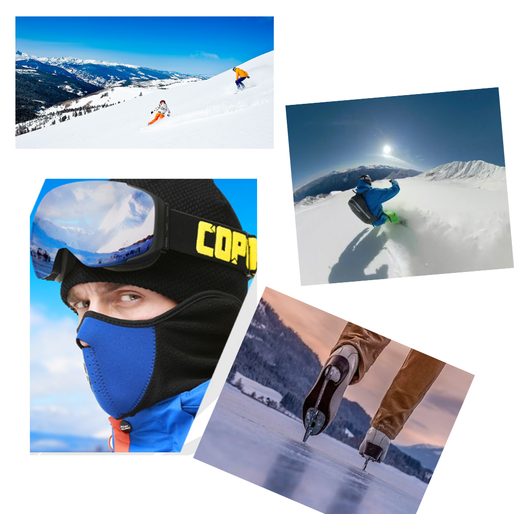 Schneebrille mit Gläsern Bundle - Ozerty