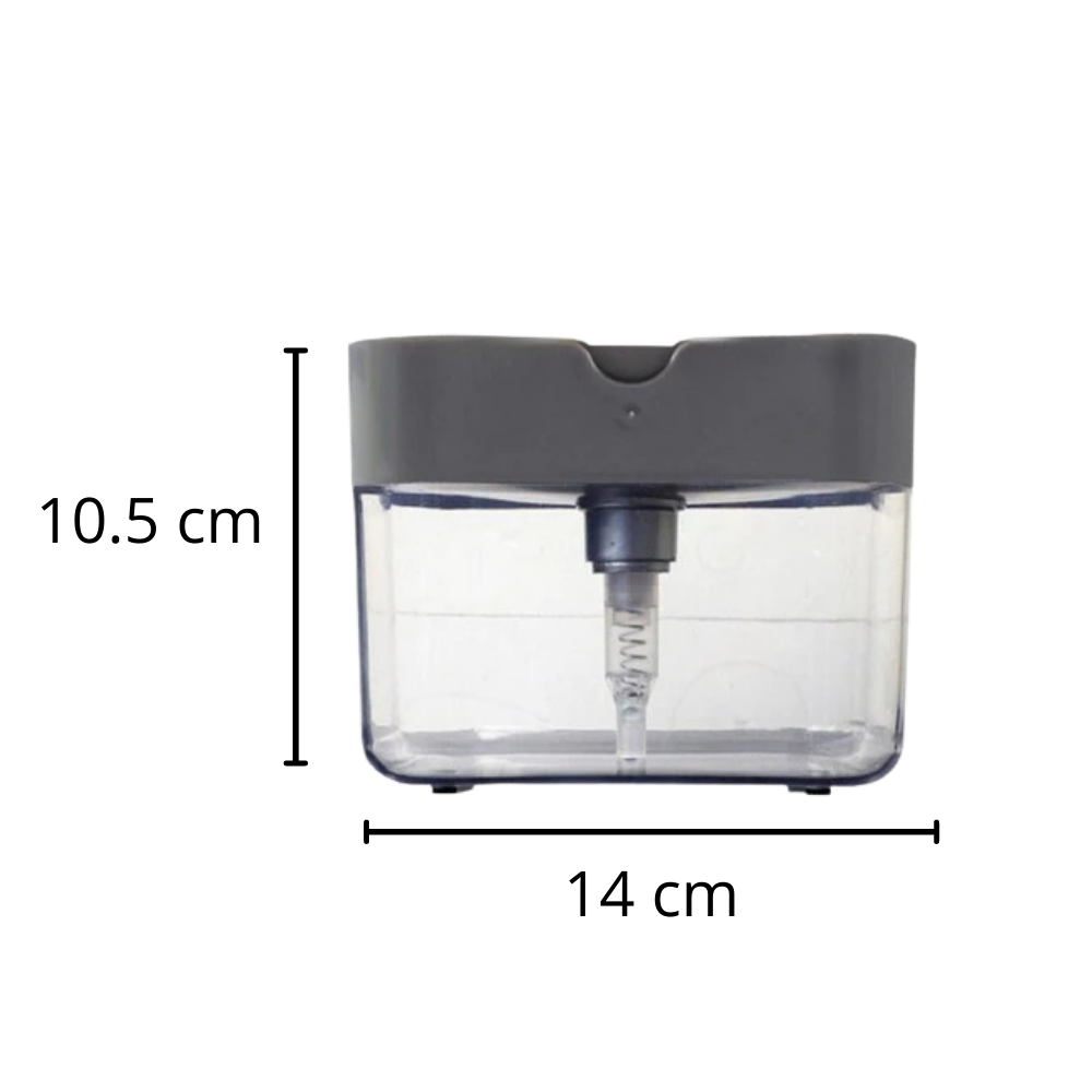 Spülmittelspender für die Küche mit Schwammhalterung - Ozerty