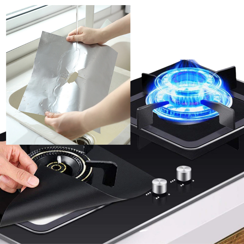 Schutzmatte für Gasherde (2er-Pack) - Ozerty