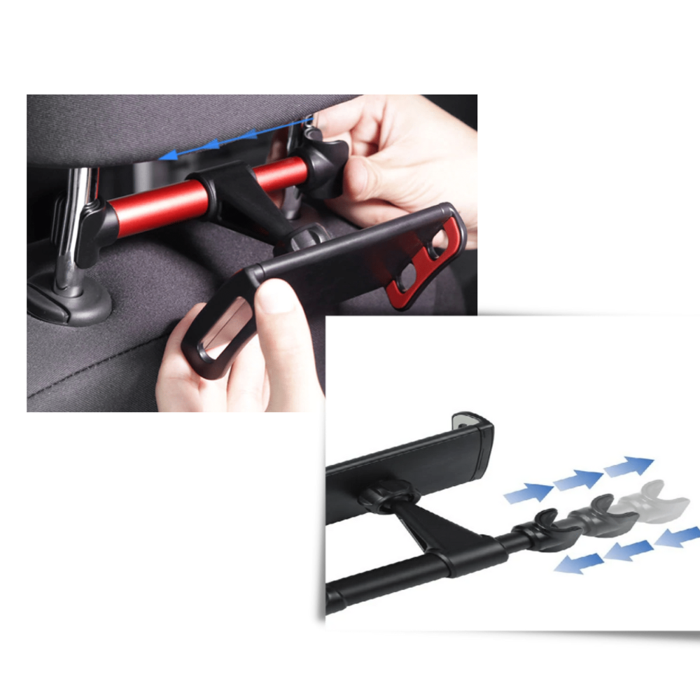 Tablet- und Telefonhalterung für die Rücksitzbank - Ozerty