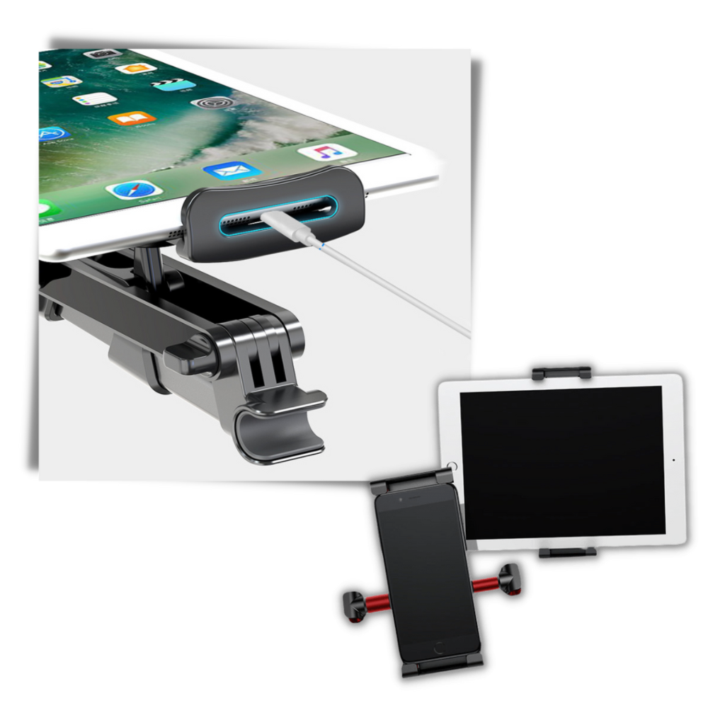 Tablet- und Telefonhalterung für die Rücksitzbank - Ozerty