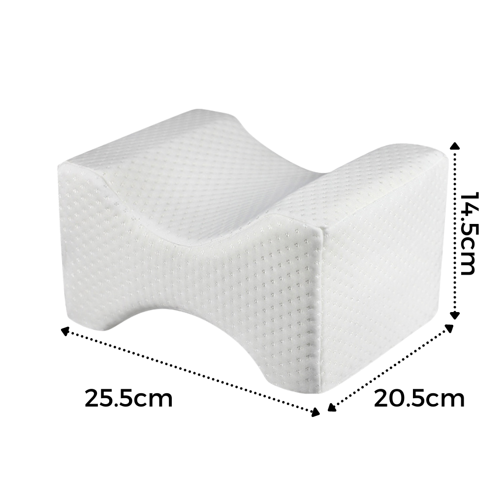 Seitenschläfer-Knie- und Bein-Kopfkissen aus Memory Foam - Ozerty