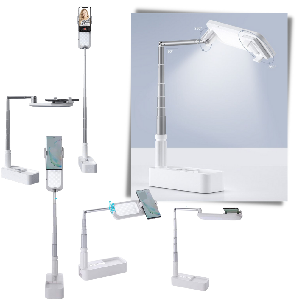 Smartphone-Halterung Integrierte Bluetooth-Lichtanlage - Ozerty