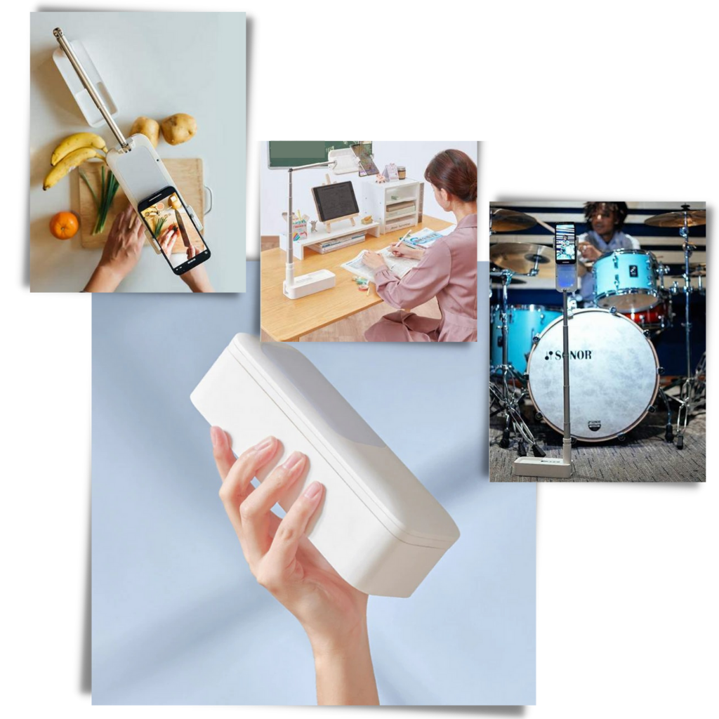 Smartphone-Halterung Integrierte Bluetooth-Lichtanlage - Ozerty