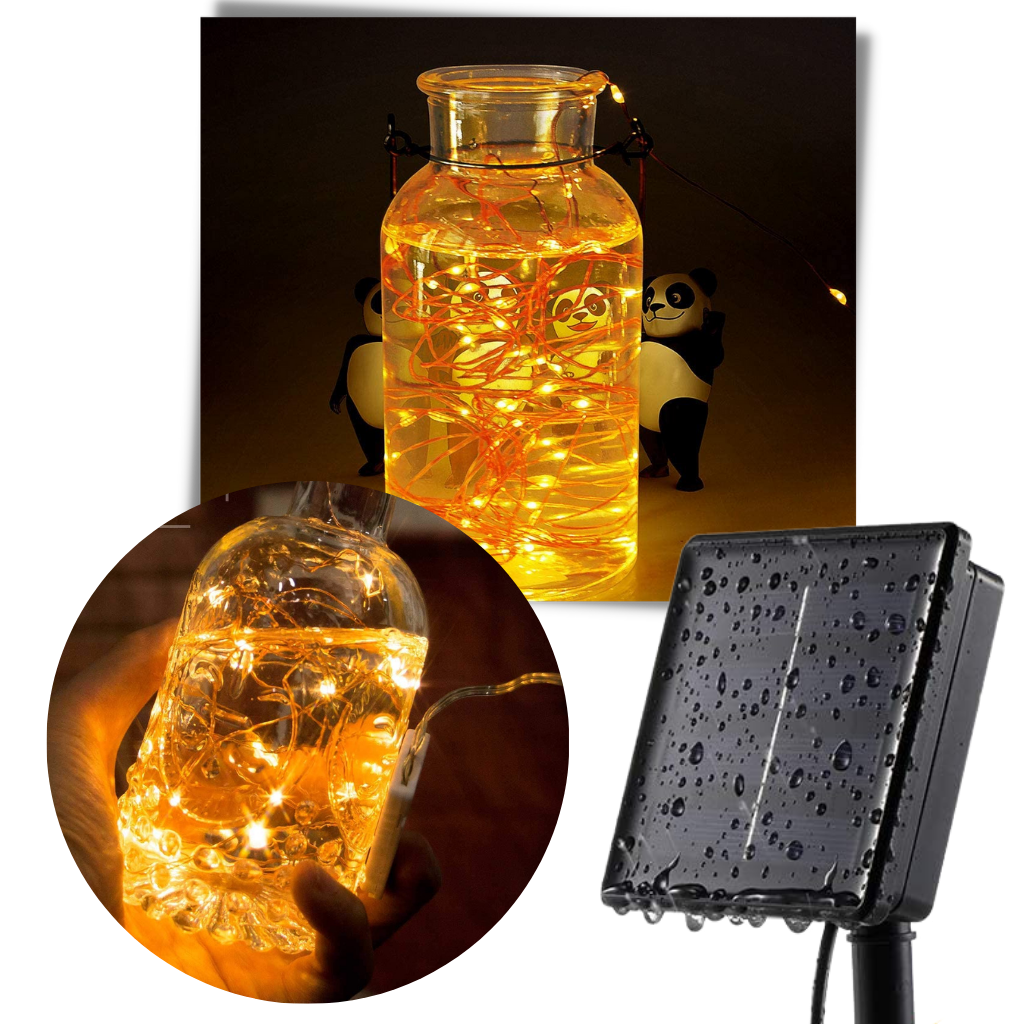 Solar-LED-Lichterkette - Ozerty