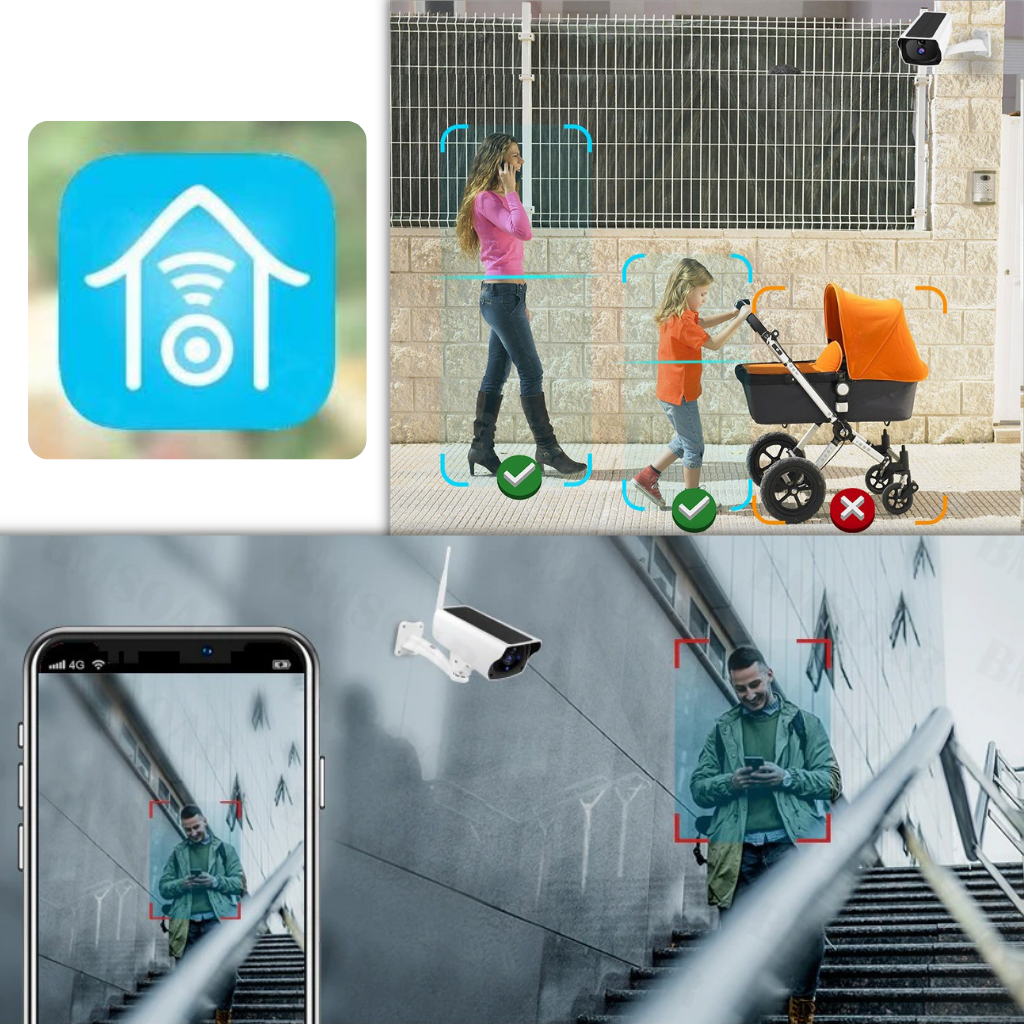 Solar-Überwachungskamera - Ozerty