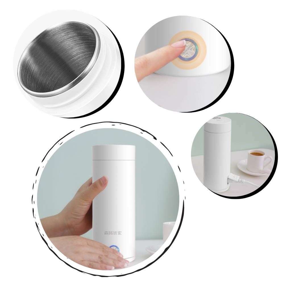 Tragbarer Wasserkocher 400ml - Ozerty