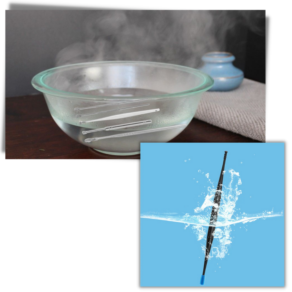 Edelstahl-Ohrenschmalz-Reinigungsgeräteset - Ozerty