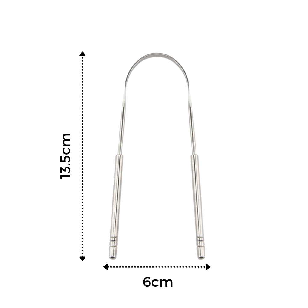 Zungenreiniger aus rostfreiem Stahl - Ozerty