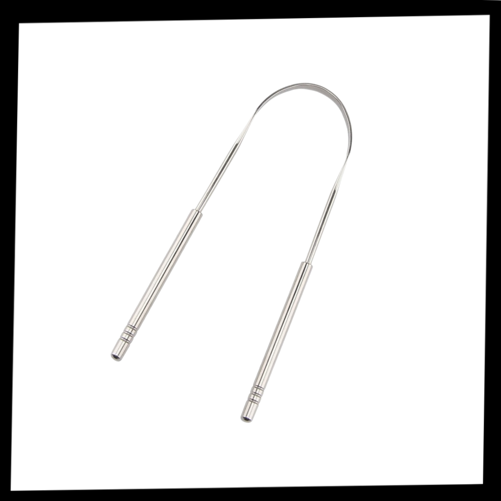 Zungenreiniger aus rostfreiem Stahl - Ozerty