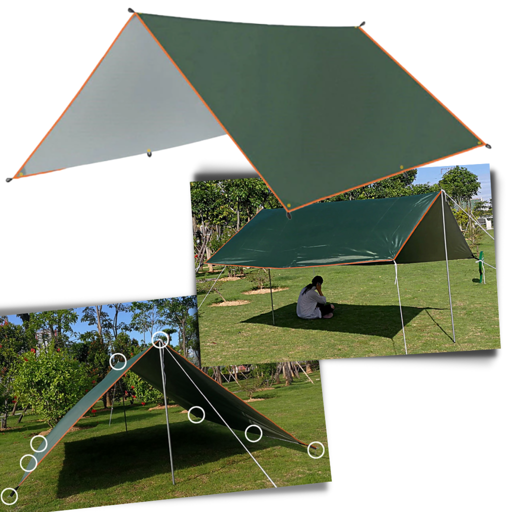 Wasserdichtes Camping Tarp Set - Ozerty