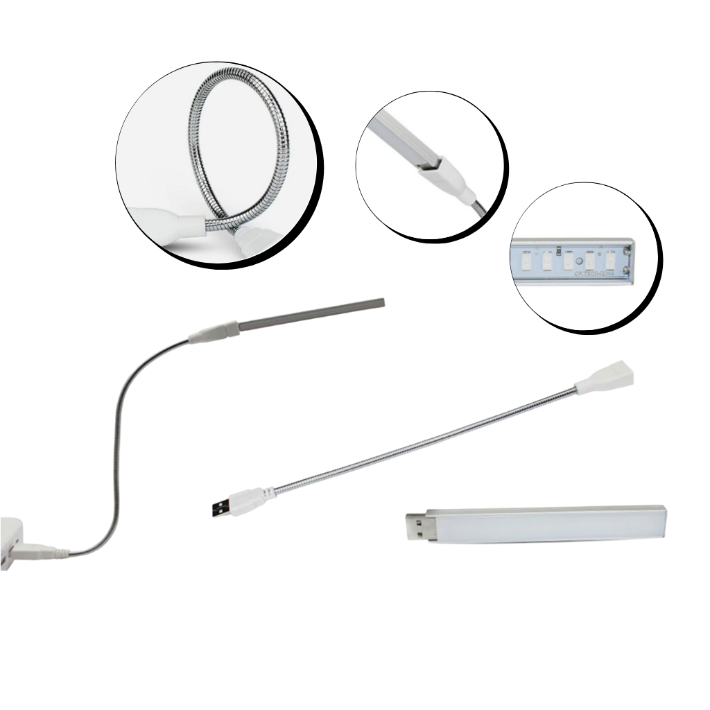 USB LED Pflanzenwachstumsleuchte mit flexiblem Stab - Ozerty