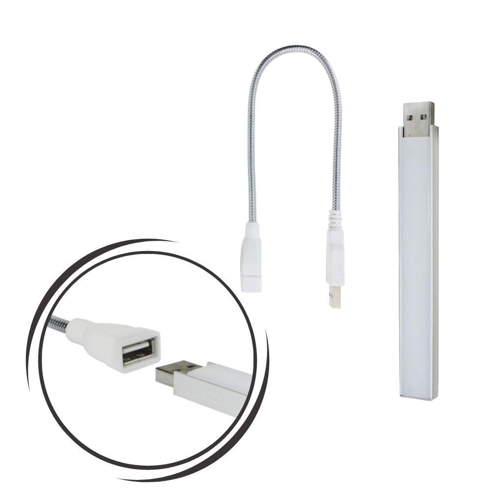 USB LED Pflanzenwachstumsleuchte mit flexiblem Stab - Ozerty