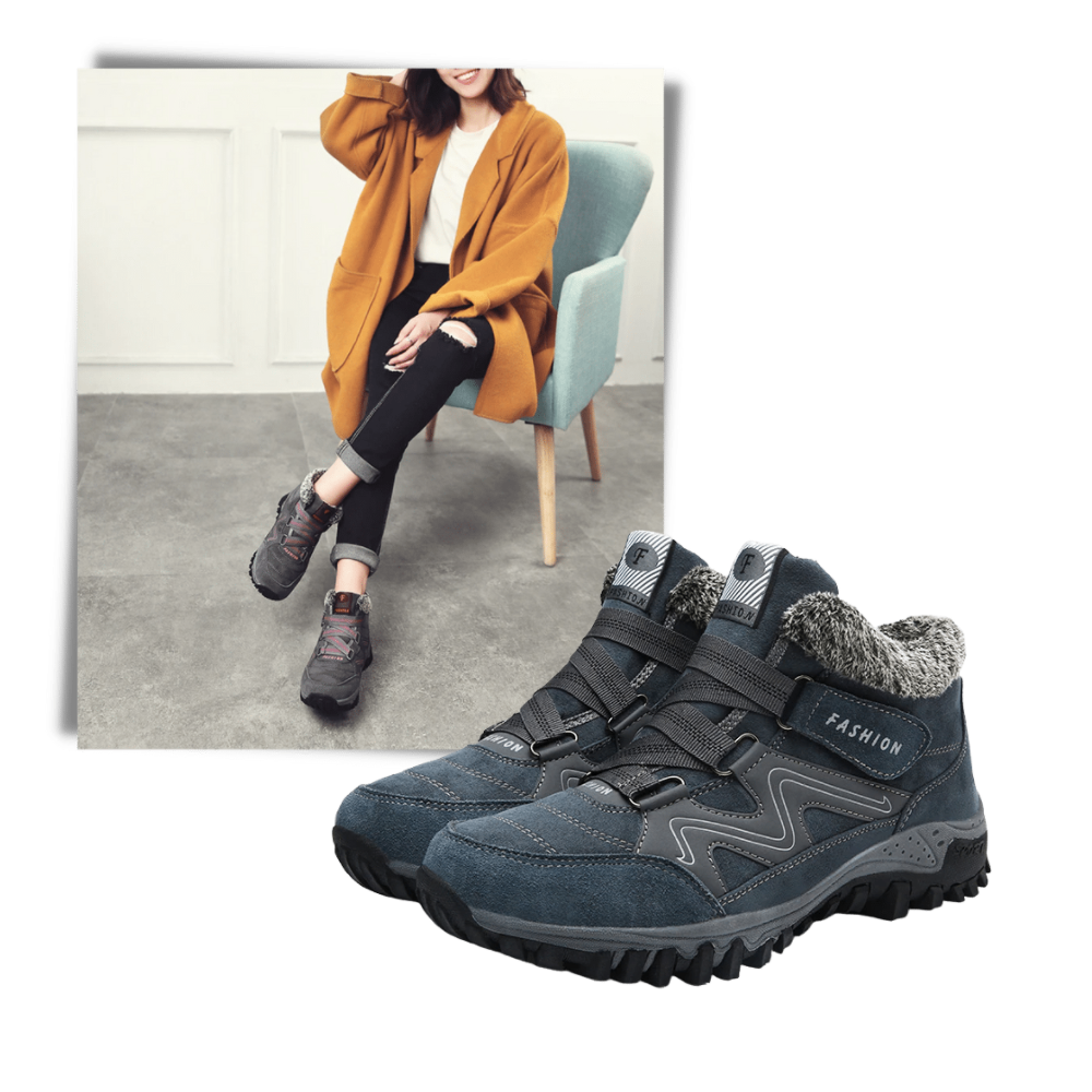 Leder-Winterstiefel - Ozerty