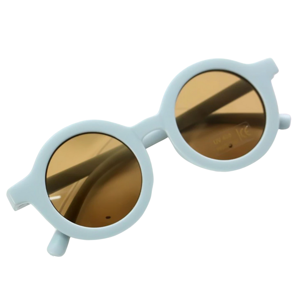 Vintage round children's sunglasses for 1 to 5 years