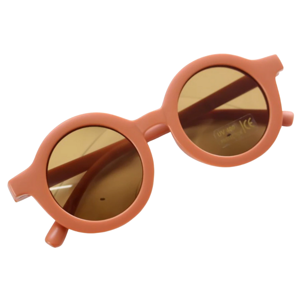 Vintage round children's sunglasses for 1 to 5 years
