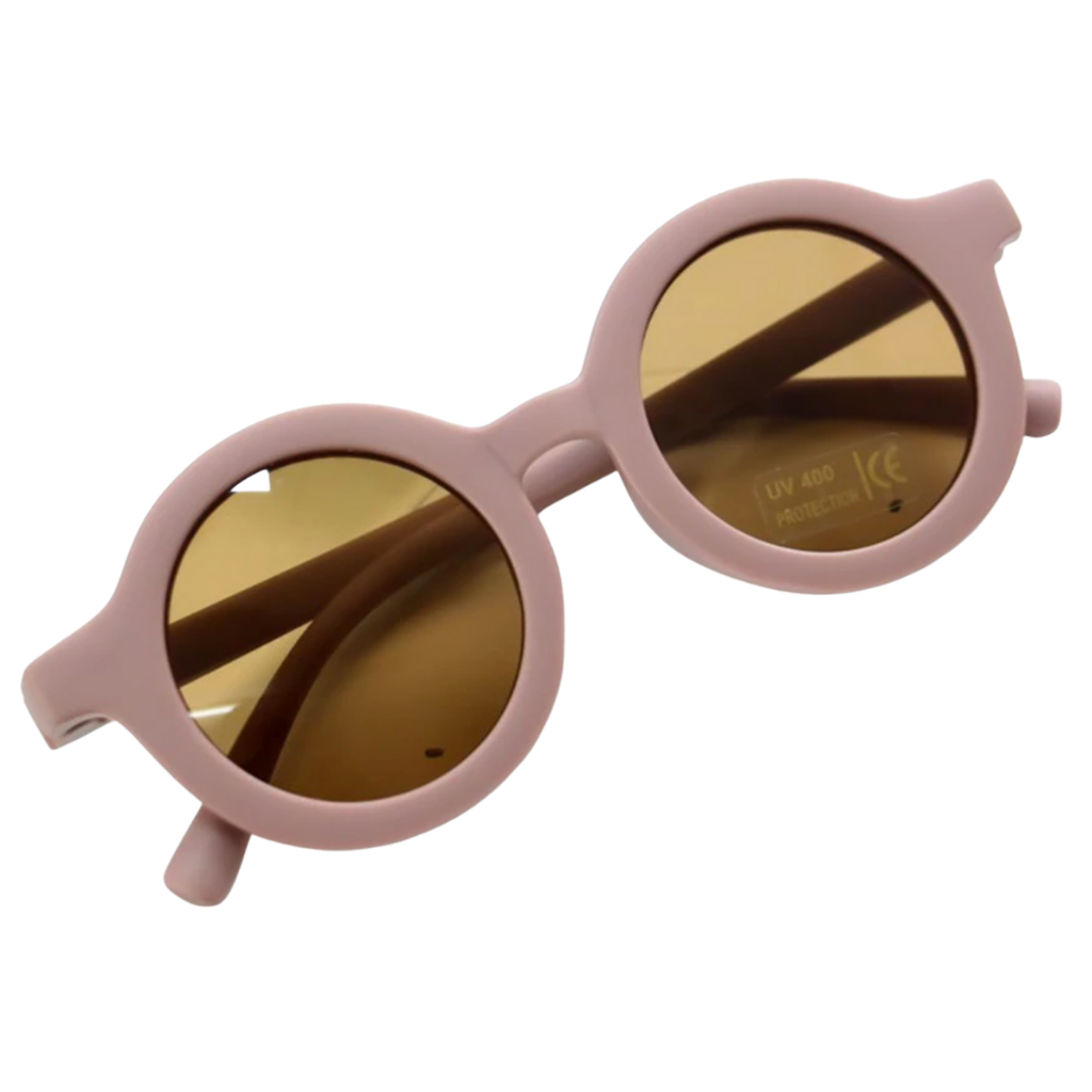 Vintage round children's sunglasses for 1 to 5 years
