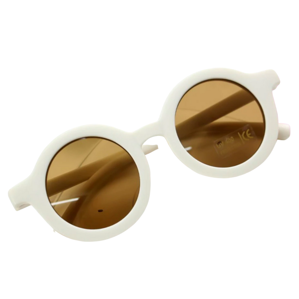 Vintage round children's sunglasses for 1 to 5 years