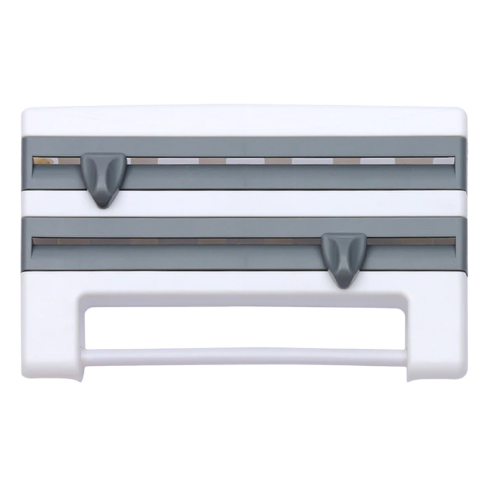 4-in-1-Wandhalter für Kunststofffolien und Papierhandtücher