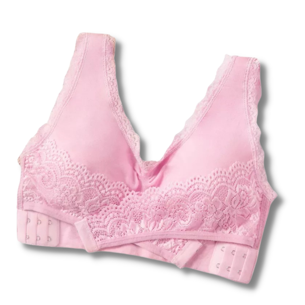 Seamless wireless push-up bra